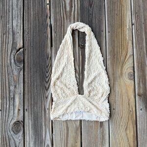 Cream Princess Polly Halter Top